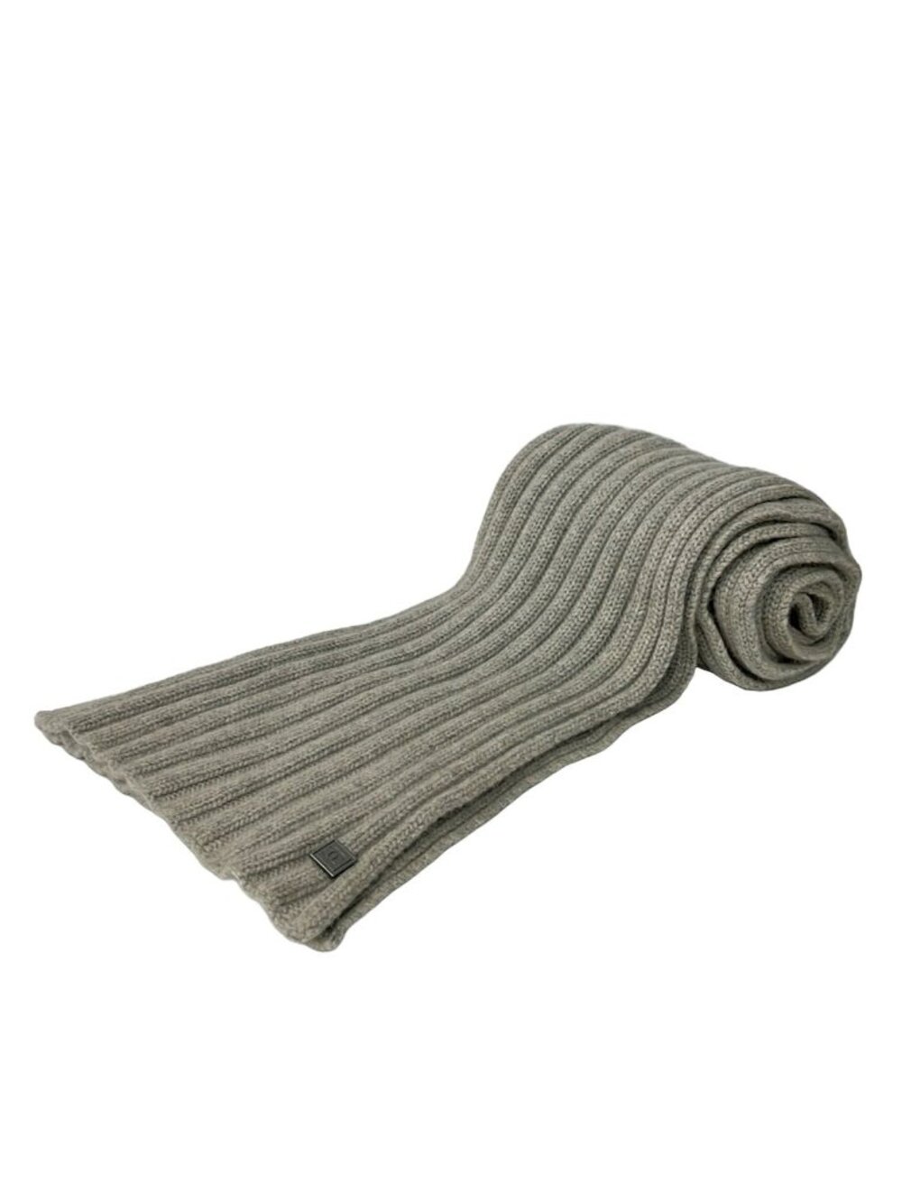Chanel Scarf Sports Line Light Gray Cashmere